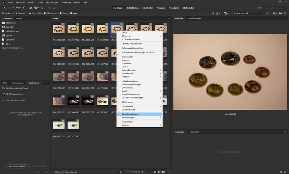 Bilder-SEO - Meta-Dateneingabe